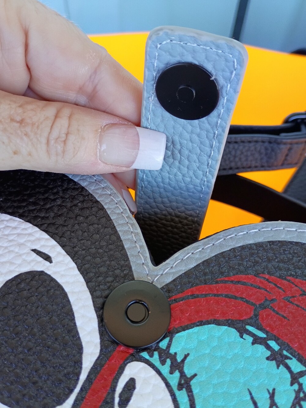 Disney Nightmare Before Christmas Jack Sally Forever Heart Crossbody - Picture 5 of 12